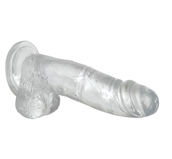 8 Inches Quality Pleasuring Dildo Sex Toy With Gspot Stimulator+1Free Dildo Belt