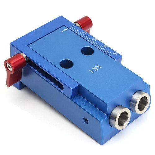 Mini Kreg Style Pocket Hole Jig Kit System For Wood Working And Joinery With Step Drilling Bit And Accessories