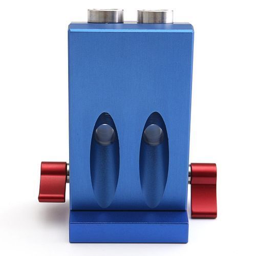 Mini Kreg Style Pocket Hole Jig Kit System For Wood Working And Joinery With Step Drilling Bit And Accessories