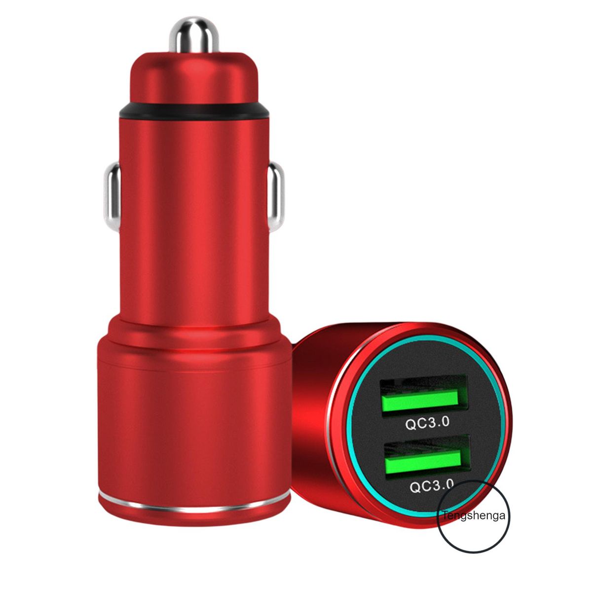 Car Charger QC3.0 2-Port Fast Charging Phone Charger