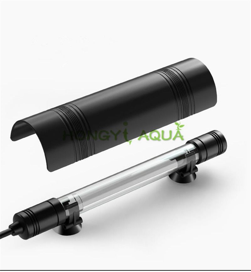 Fish Tank UV Germicidal Lamp Ultraviolet Fish Pond Clean Water Submersible Sterilization Lamp Aquarium Disinfection Lamp 6W
