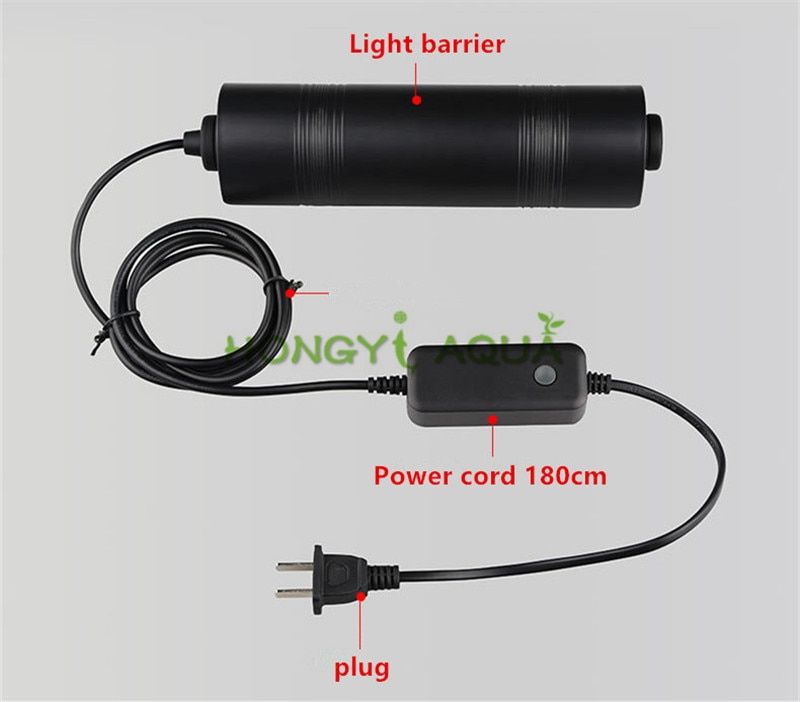 Fish Tank UV Germicidal Lamp Ultraviolet Fish Pond Clean Water Submersible Sterilization Lamp Aquarium Disinfection Lamp 6W