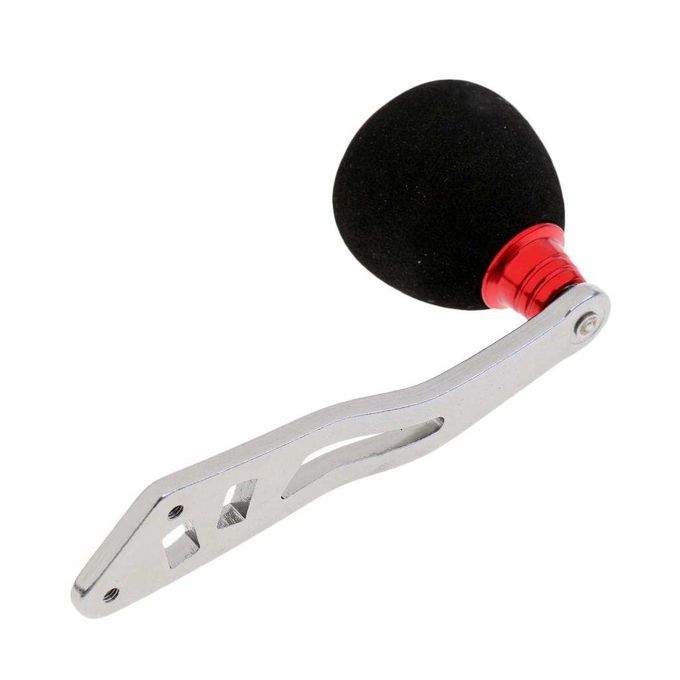 Metal  Reel Handle EVA Knobs Baitcasting Reel Handle For S Red
