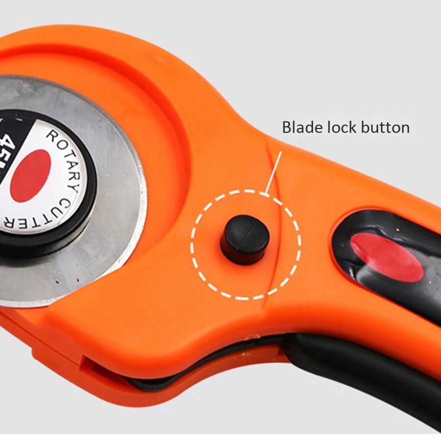 45mm Rotary Cutter Sewing With Blades Cloth Guiding Cutting
