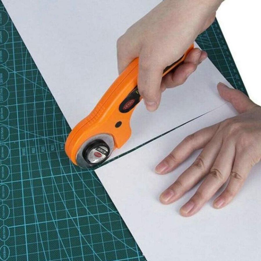 45mm Rotary Cutter Sewing With Blades Cloth Guiding Cutting