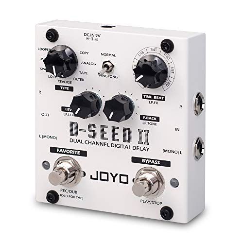 JOYO DSEEDII Multi Pedal Effect Stereo Looper Effect  Delay