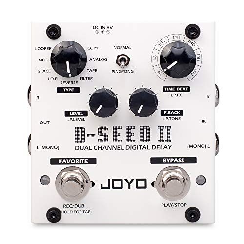 JOYO DSEEDII Multi Pedal Effect Stereo Looper Effect  Delay