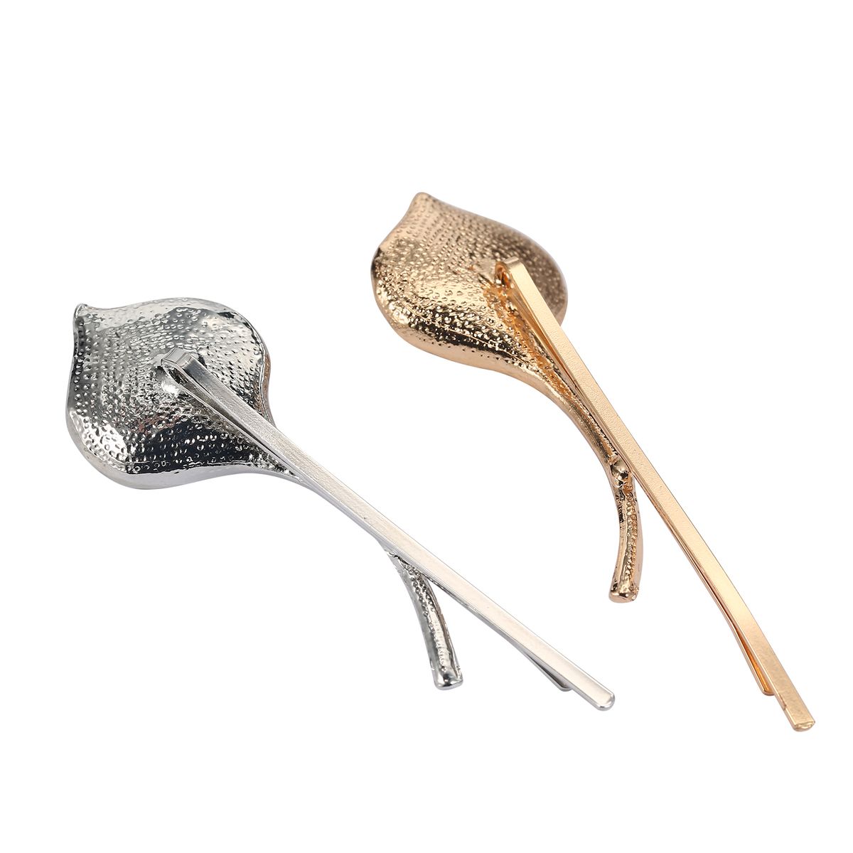 6 PCS Fashion Hair Clips Set Metal Hair Barrettes Salon