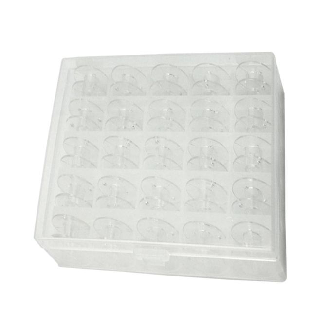 25Pcs Bobbins Spools Transparent Tool Sewing Machine Household