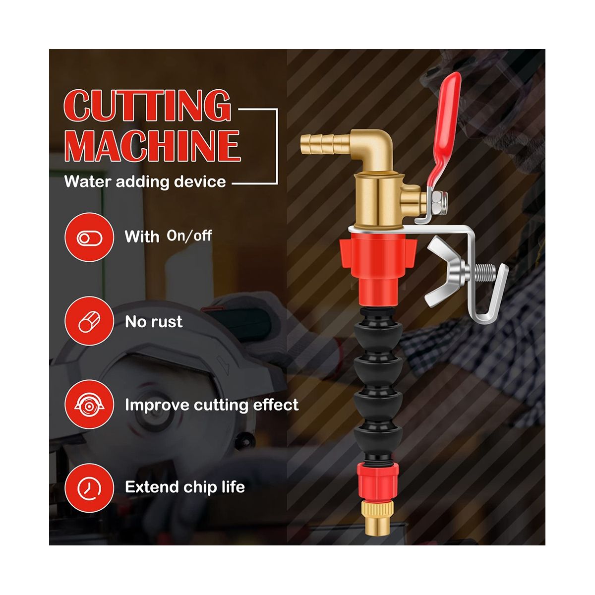 Dust Remover Water Sprayer Set for Cutting Machine, Brick