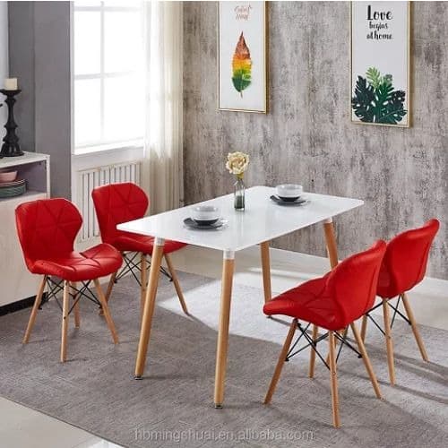 Multi Coloured Luxury Dining Set Of Table & Chairs