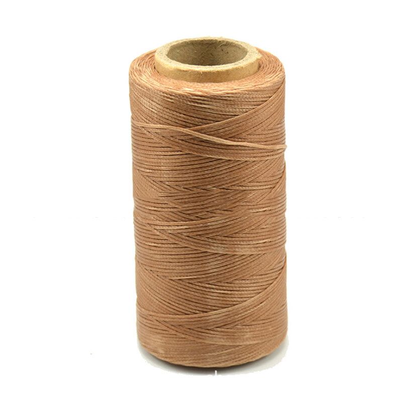 High Quality 260 Meters 1mm 150D Leather Waxed Thread Cord For DIY Handicraft Tool Leather Hand Stitching Thread Sewing Threads White