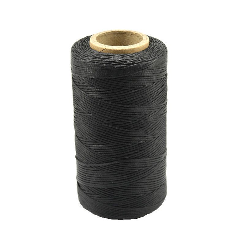 High Quality 260 Meters 1mm 150D Leather Waxed Thread Cord For DIY Handicraft Tool Leather Hand Stitching Thread Sewing Threads White