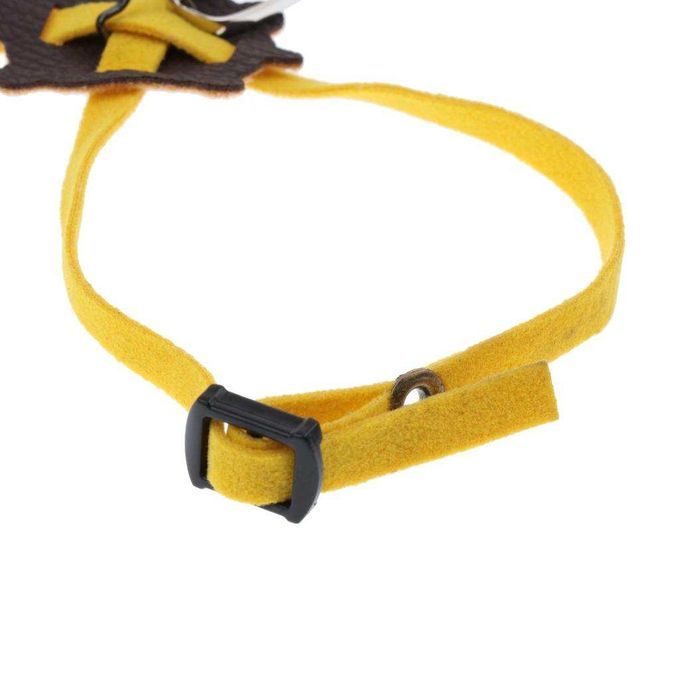 Adjustable Reptile Lizard Turtle Harness Leash Fashion For Yellow