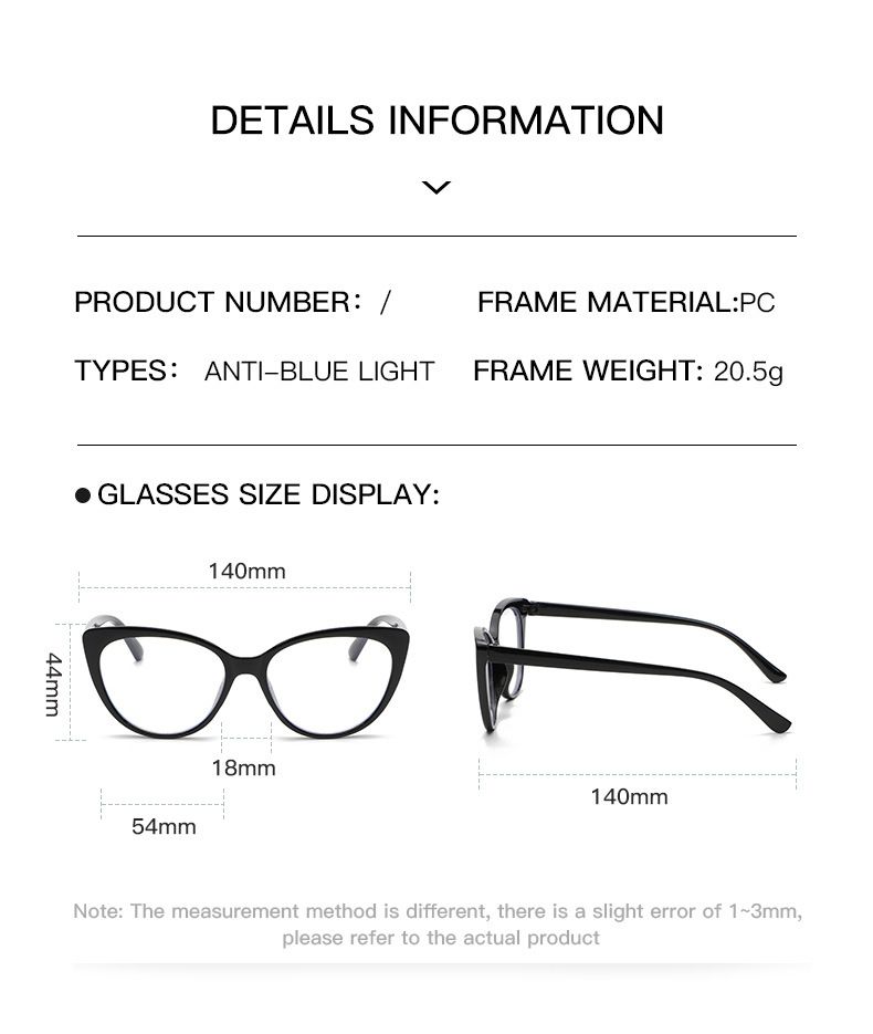 Color-changing Glasses Fashion Cat Eyes Unisex Leopard Print Frame - Pink