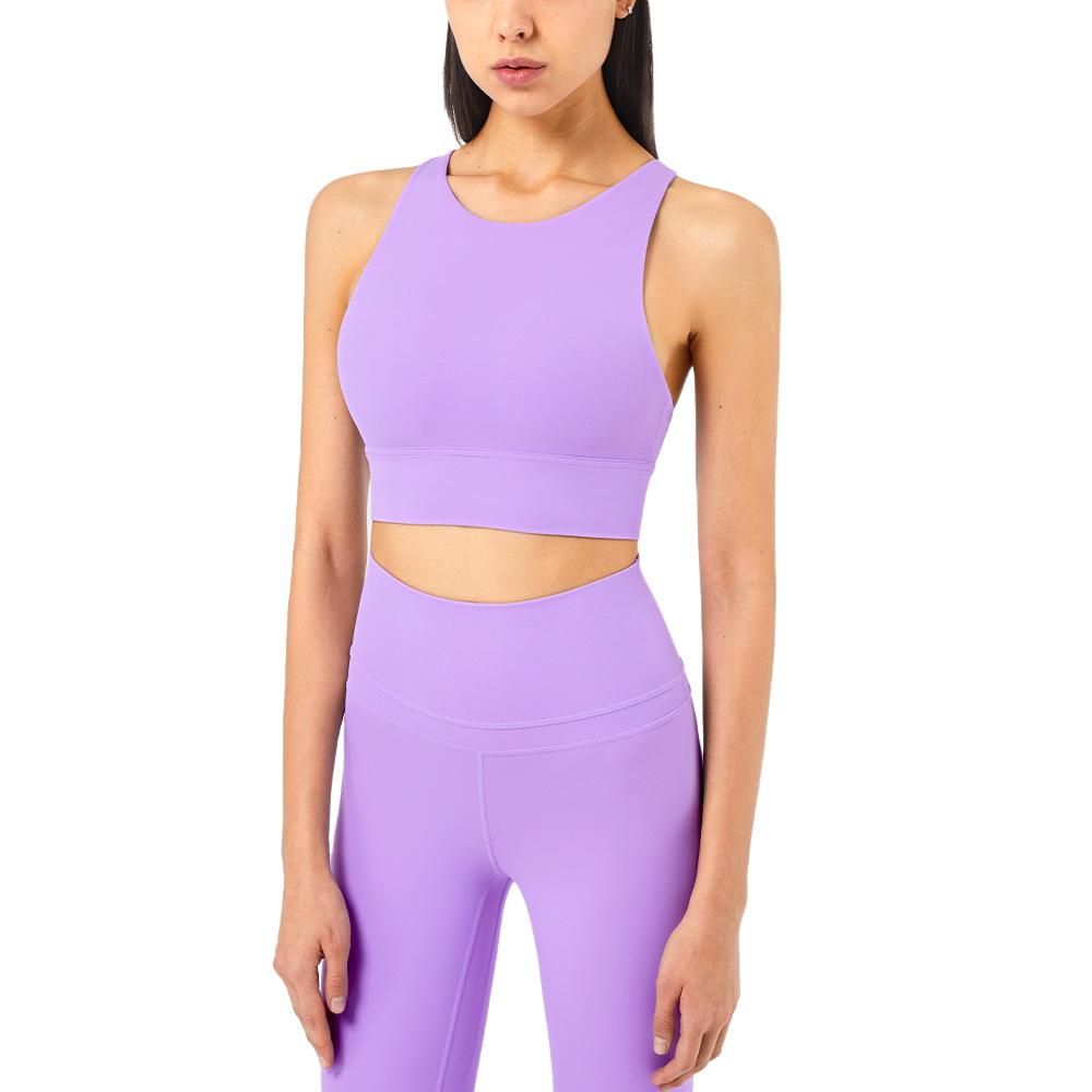 New lulu yoga suit dance suit fitness suit women's yoga set back sports bra