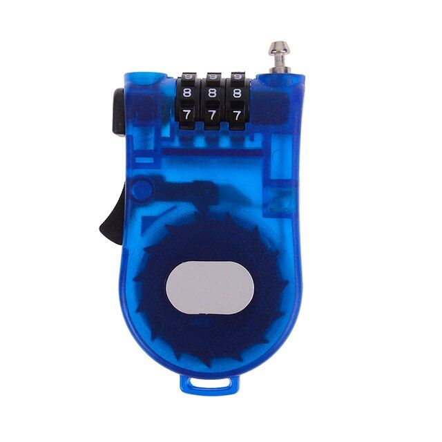 1 Pc Theft Rope Mini Long Roller 3 Digit Padlock