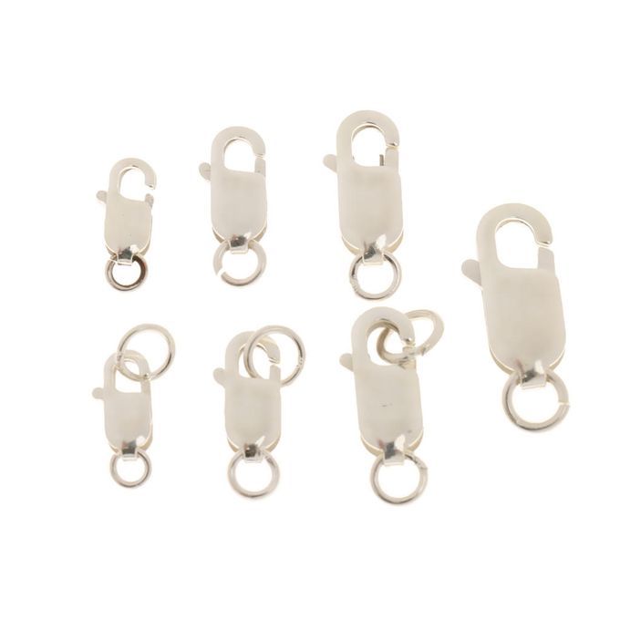 925 Sterling Silver Lobster Clasps Claw Hook Necklace Cords Finding