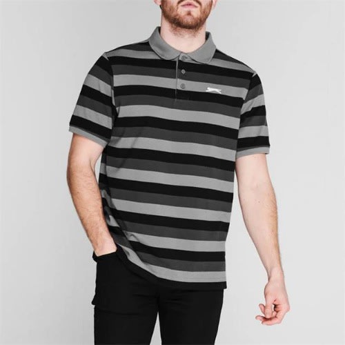 Men's Pique Polo Shirt - Grey