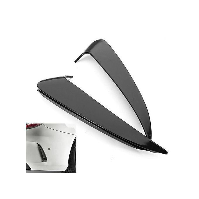 C63 Style Bumper Apron Spoiler Canard/Air Vent Cover Trim For Benz W205 C Sport