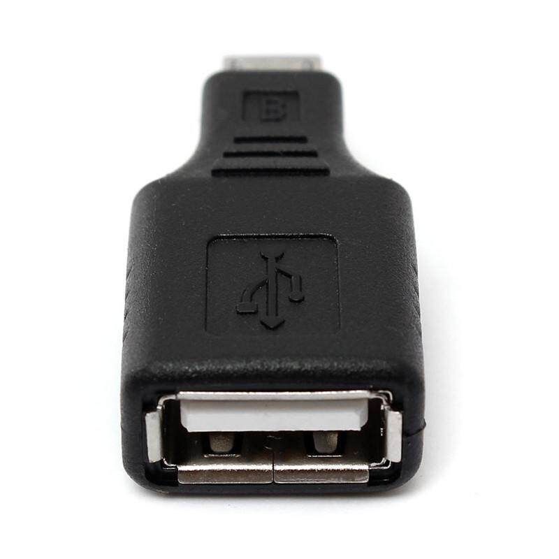 2PCS USB 2.0 A Female To Micro USB B 5 Pin Male Plug OTG Adapter Converter F/M