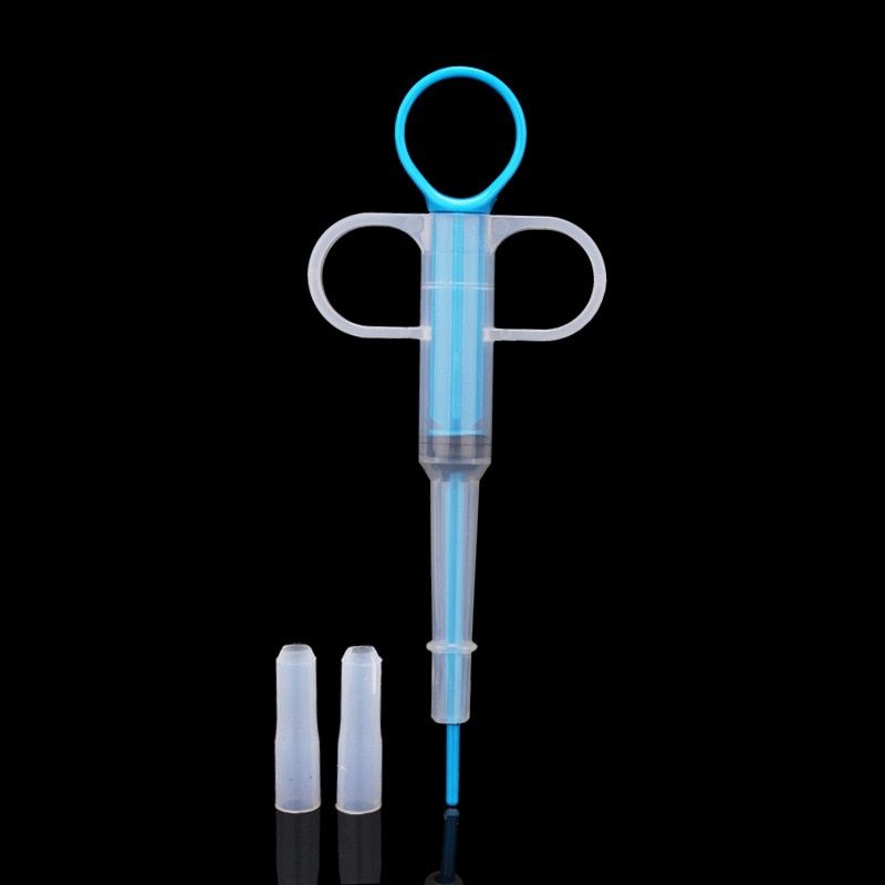 Dog Cat Piller Medicine Dispenser Leak-proof PP Pills Capsule Tablet Pusher Feeding Injection Needle Kit Pet Puppy Dog Feeder