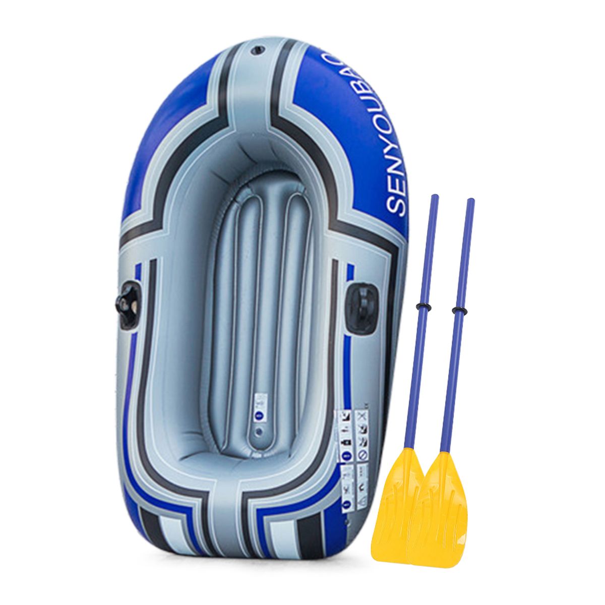 Inflatable Boat Paddles Set Portable Inflatable Boat Thicken