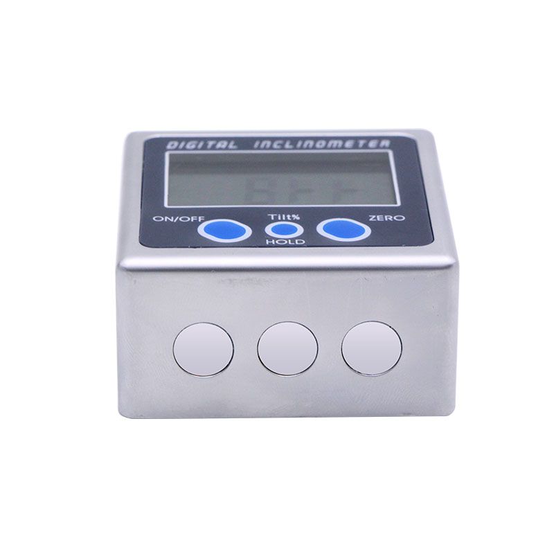 Bevel Box Inclinometer With Magnets Light Digital Angle Gauge