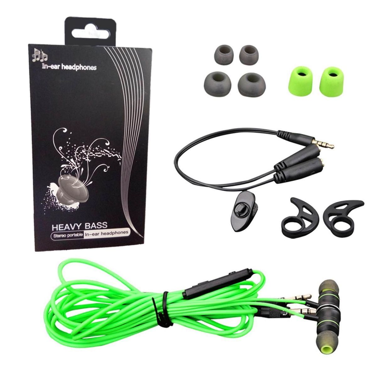 V5 In-ear Earphone With Microphone Wired Magnetic Gaming Headset Stereo Bass Earbuds Computer Earphone BDZ