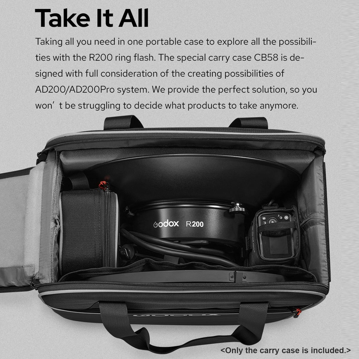 CB-56 Portable Carry Case Carry Bag With Top Handles