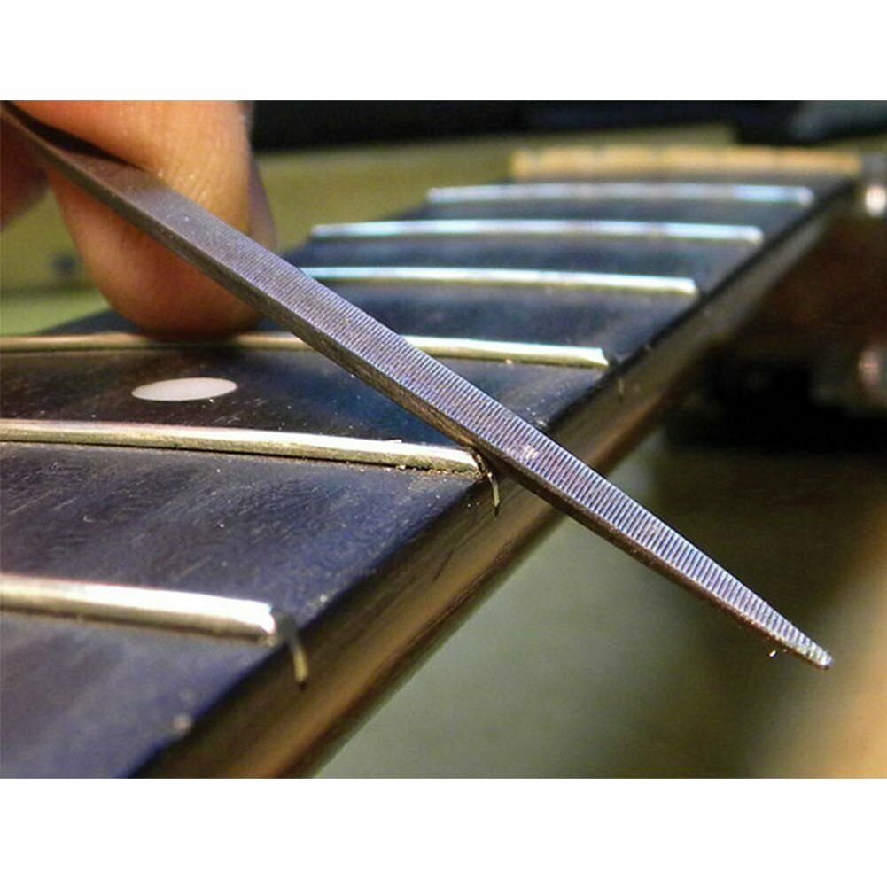 10pcs Guitar Frets Nuts File Set Polished File  Guitar Repairing Tools Professional Guitar Luthier Tool for Stringed Musical Instrument