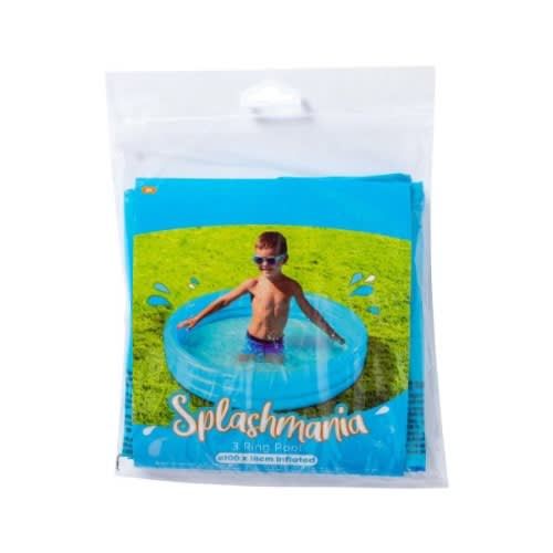 3 Ring Paddling Pool BLUE