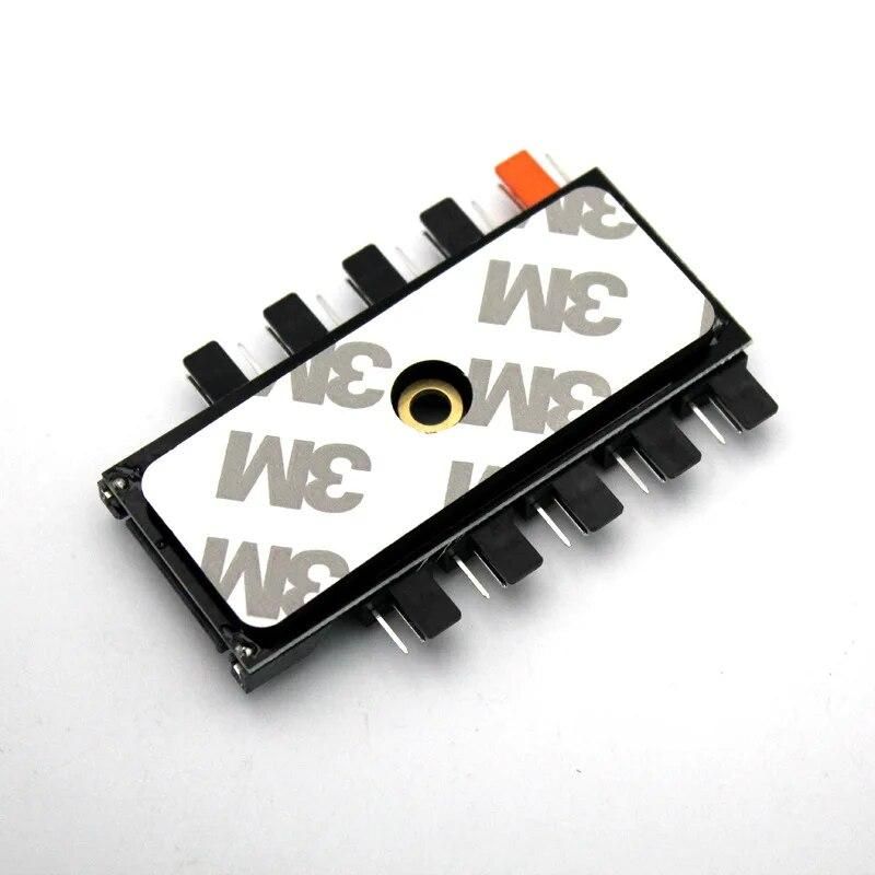 Newest Black 1 to 10 PC Cooler Cooling Fan Hub Splitter Cable Pwm SATA 12V Power Supply Speed Adapter for Computer Miner Mining