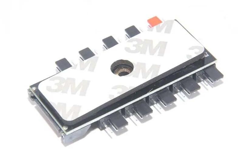 Newest Black 1 to 10 PC Cooler Cooling Fan Hub Splitter Cable Pwm SATA 12V Power Supply Speed Adapter for Computer Miner Mining