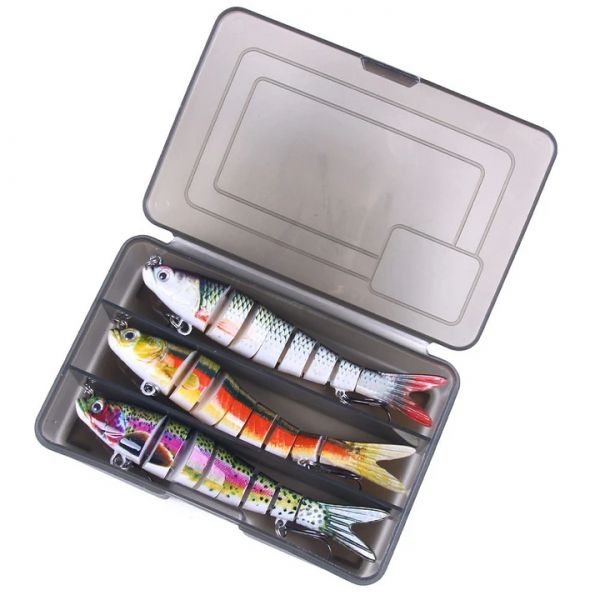 3pcs 3D Shrimp Sinking   Simulation Lobster  Hard