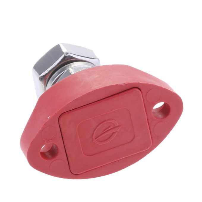 1 Pair Insulated Ground Battery Power Junction Post Block 8mm Red