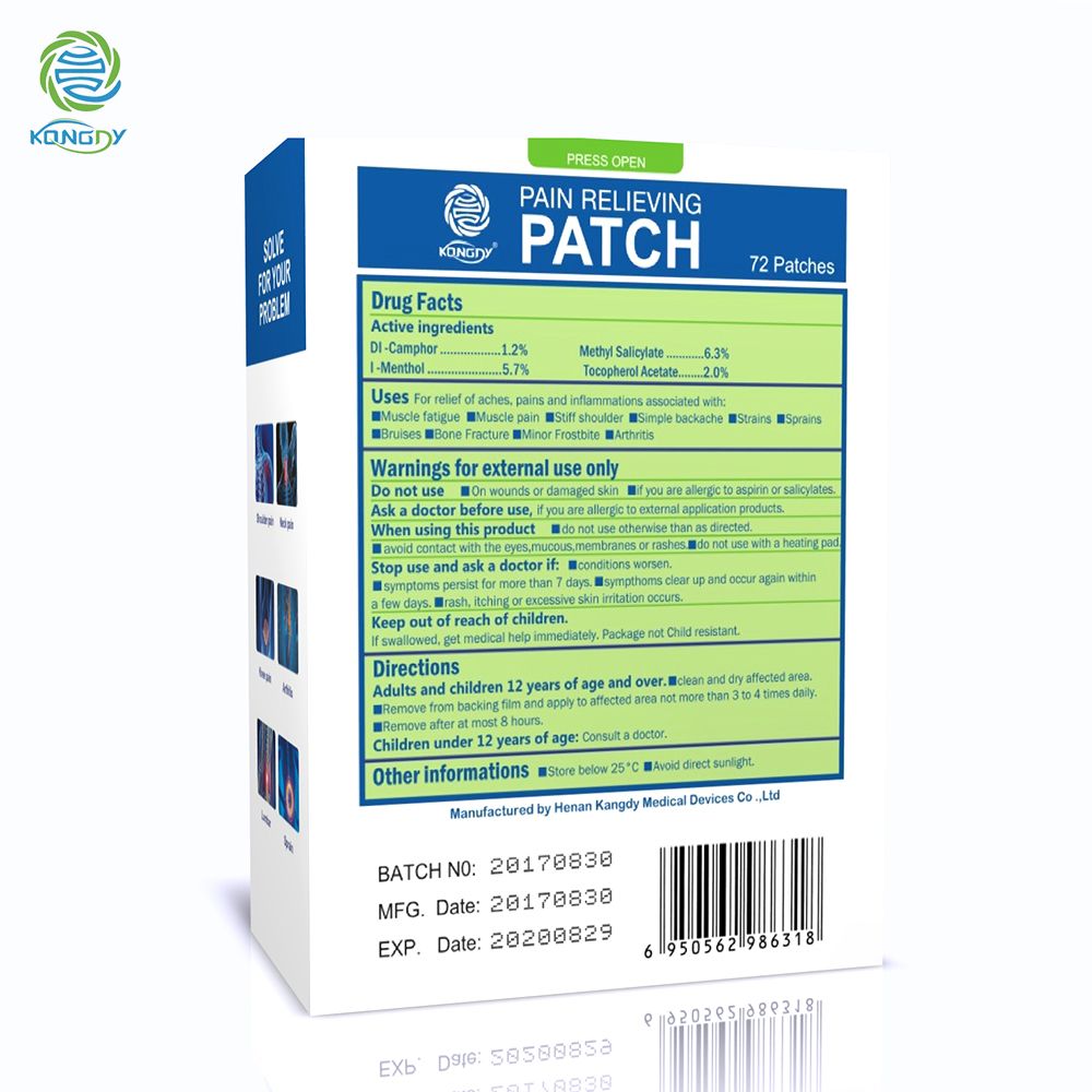 Massager Neck Body Pain Pain Knee Design Relieving Relief Arthritis Rheumatoid 72Pcs Plaster Patch KONGDY New Pain Chinese Joint