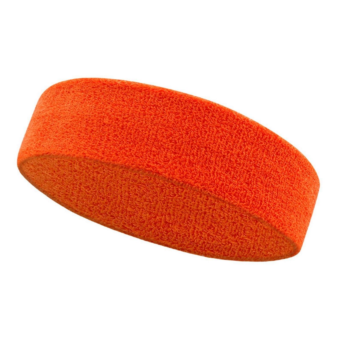 Gym Headband Performance Headband Moisture-wicking Stretchy for Yoga Orange