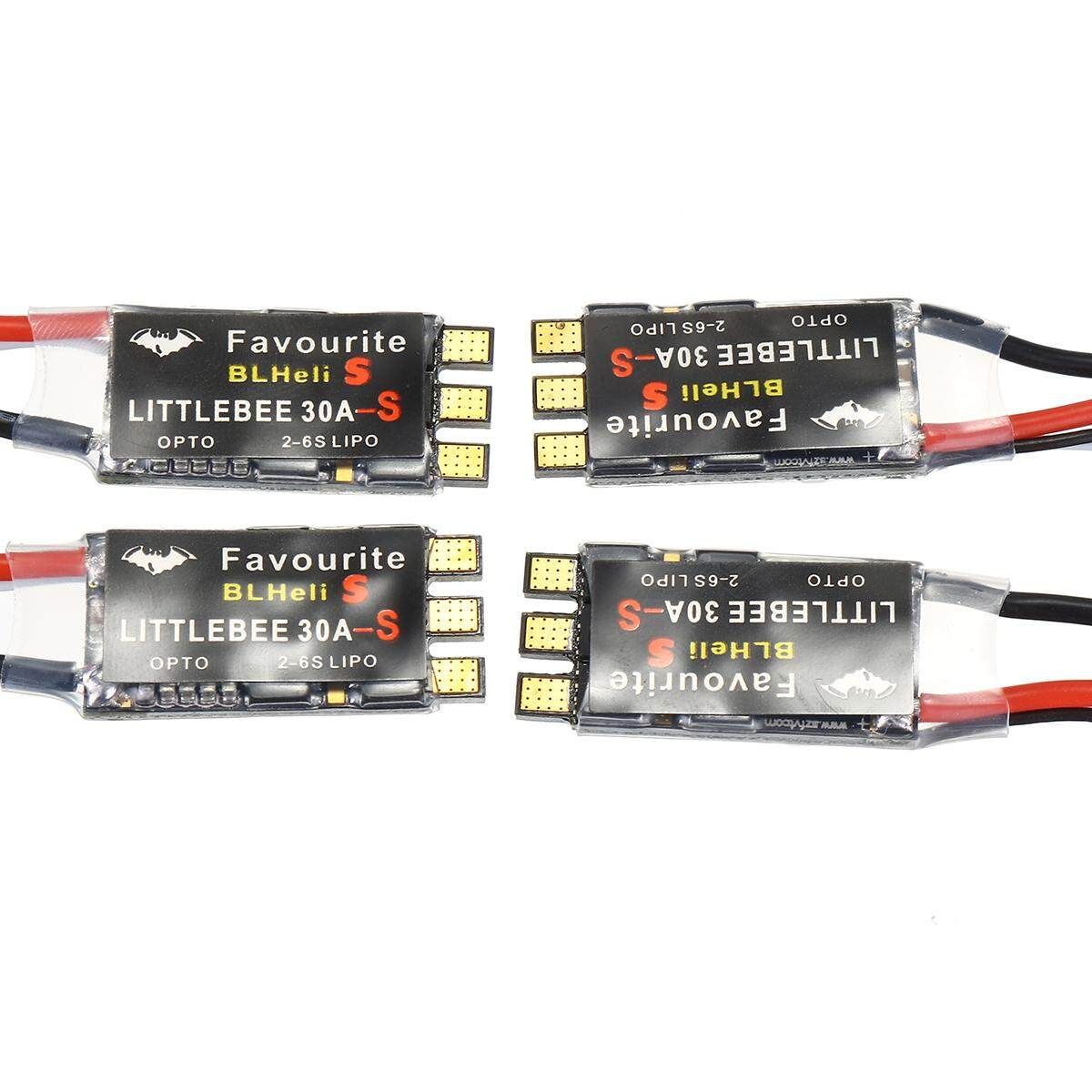 4pc 30A Brushless Littlebee Blheli-S ESC For 2-6s LiPo FPV QAV250 200