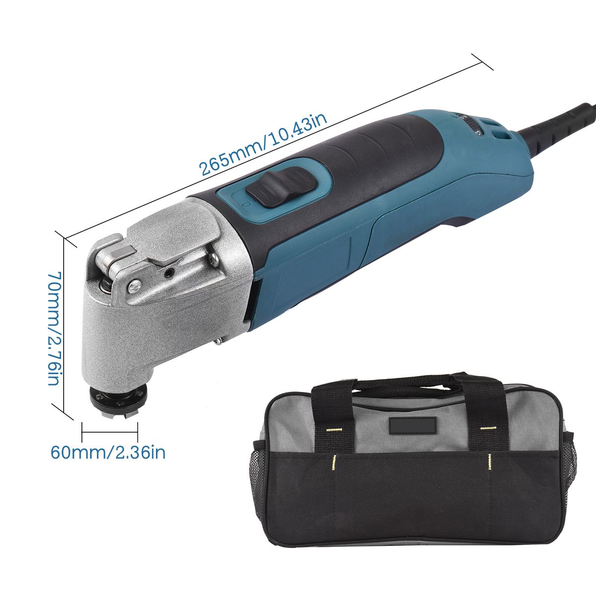 300W 2.5 Amp Oscillating Multi Tool Kit Corded Oscillating