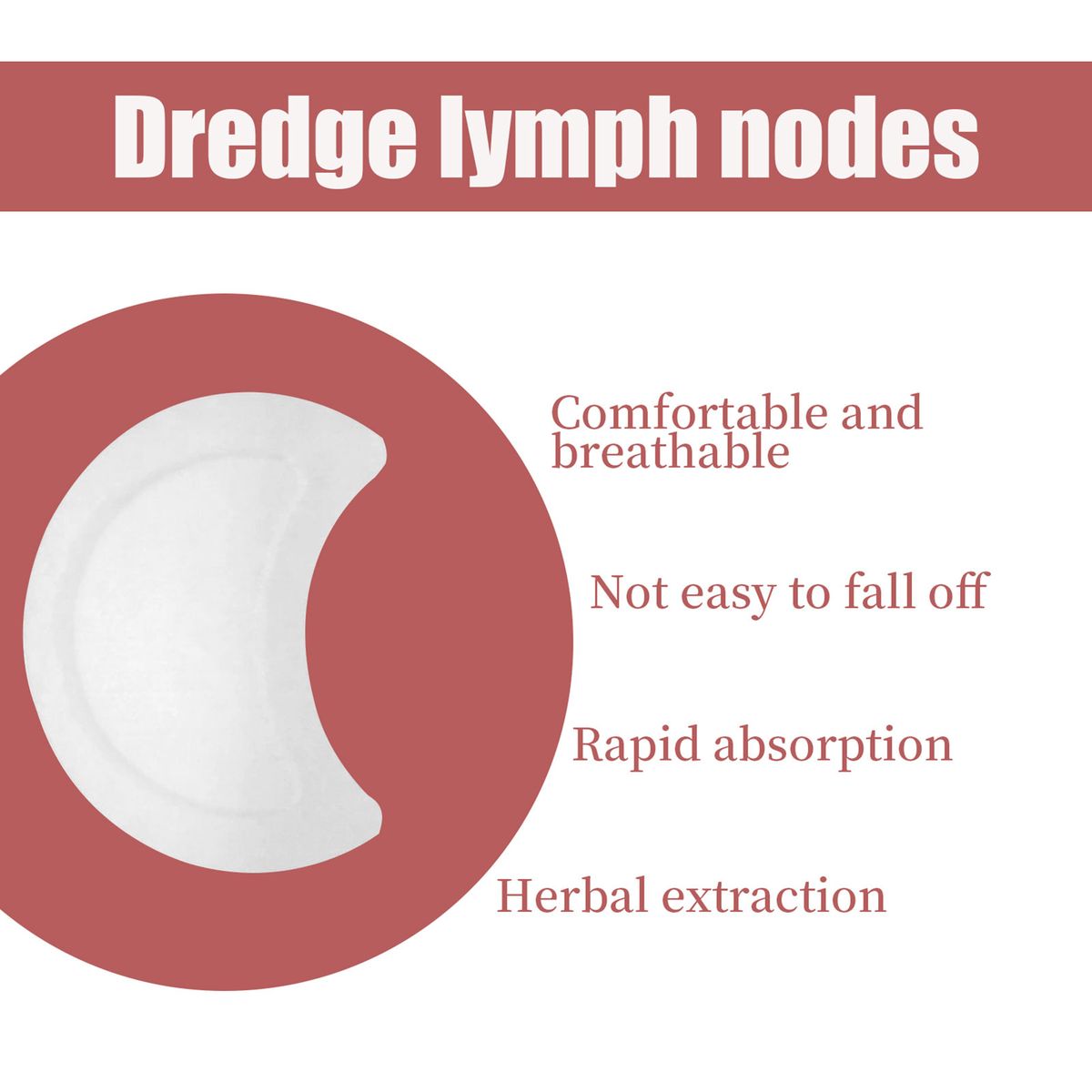 10Pcs Herbal Lymphatic Dredging Patches Quick Absorption