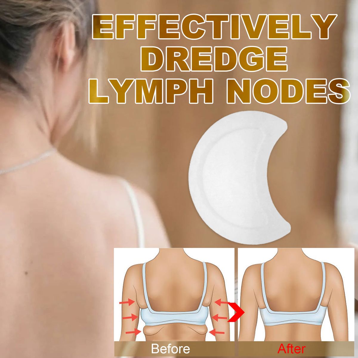 10Pcs Herbal Lymphatic Dredging Patches Quick Absorption