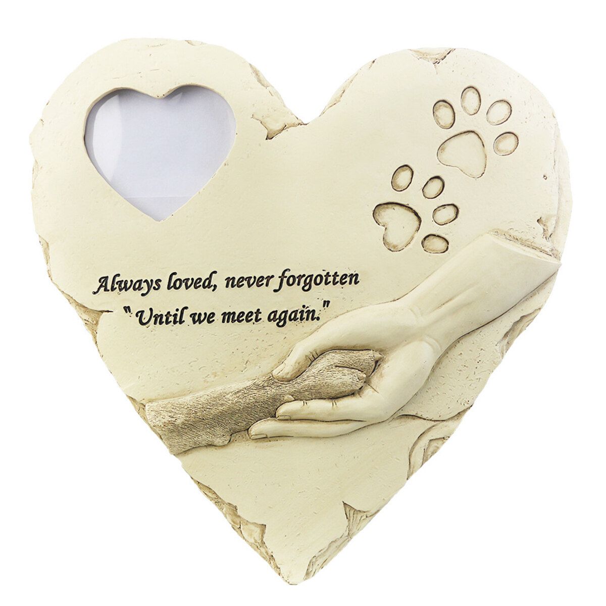 Pet Decoration Heart-shaped Creative Can Put Album Puppy Tombstone