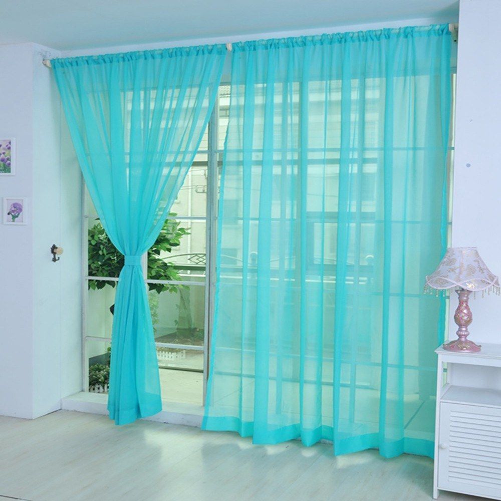 Sheer Curtains Window Sheer Voile Curtain Panels Valances