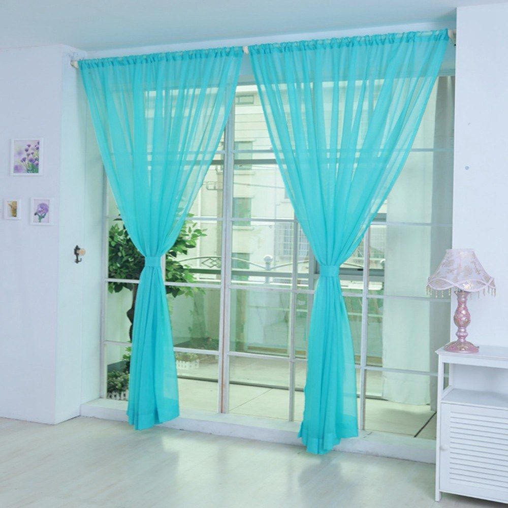 Sheer Curtains Window Sheer Voile Curtain Panels Valances