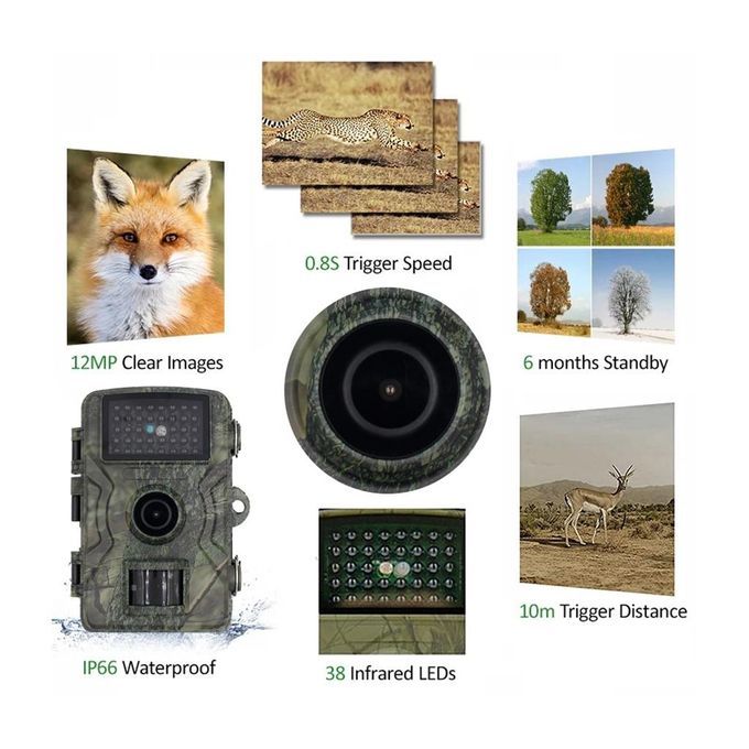 Hunting Trail Camera Motion Activated Game Camera With 32 Gb Of Memory
