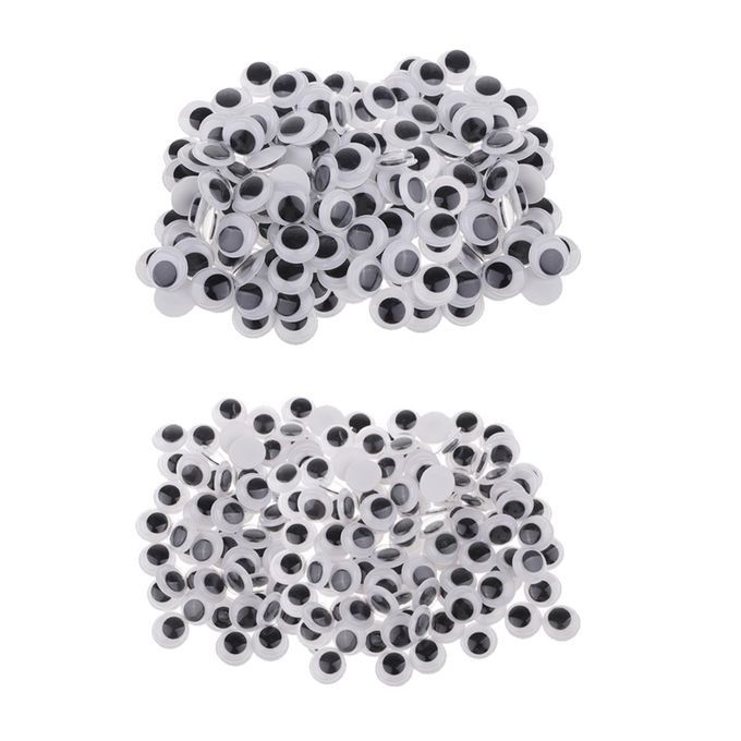 Self-Adhesive Wiggle Eyes Scrapbooking Kid Crafts Moving Eyes 12 &