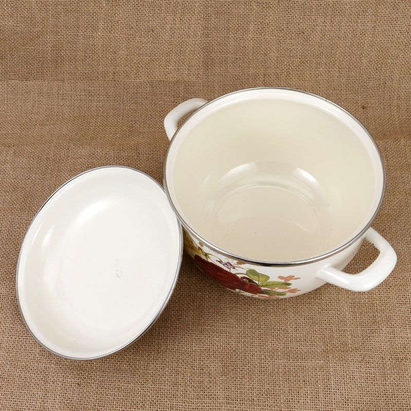 Cookware Set Enamel Pan Cooking Pots Set Casserole Stew Pot