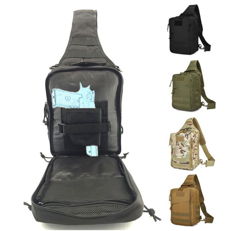 Pouch Handgun Holster Military Gun Protection Case Pack Khaki