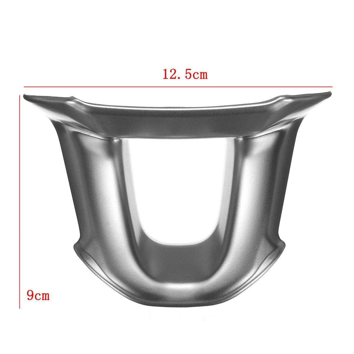 ABS Chrome For PEUGEOT 208 2015 2016 2017 2018 Steering Wheel Decorative Cap Sticker Trim